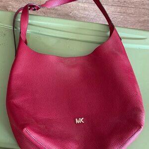 Michael Kors Berry Leather Shoulder Bag